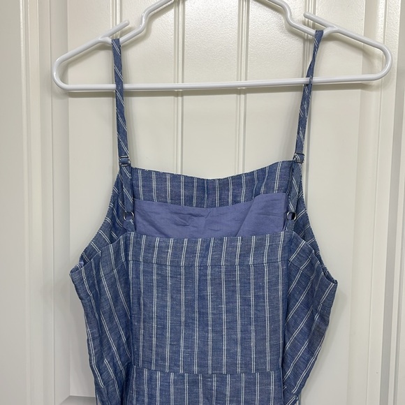 NWT Banana Republic blue striped belted dress - Picture 6 of 12